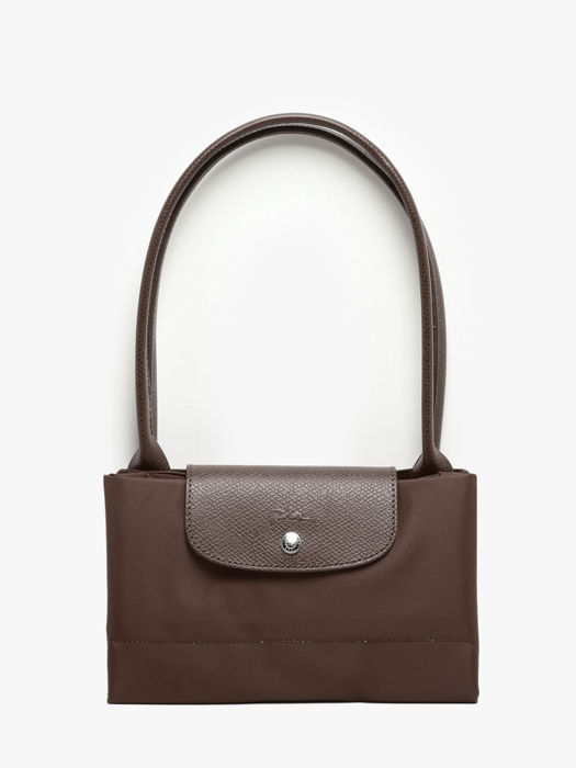 Longchamp Le pliage green Schoudertas Bruin